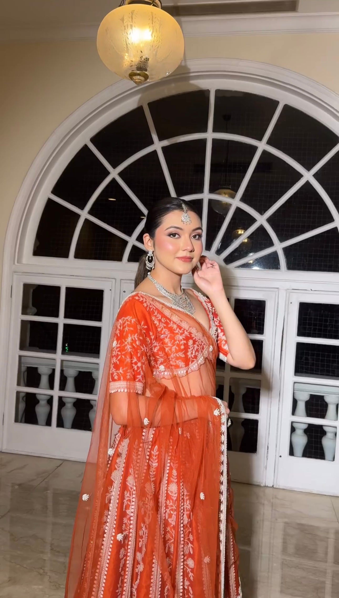 Designer Beautiful Lehenga Choli With Sequence & Thread Work