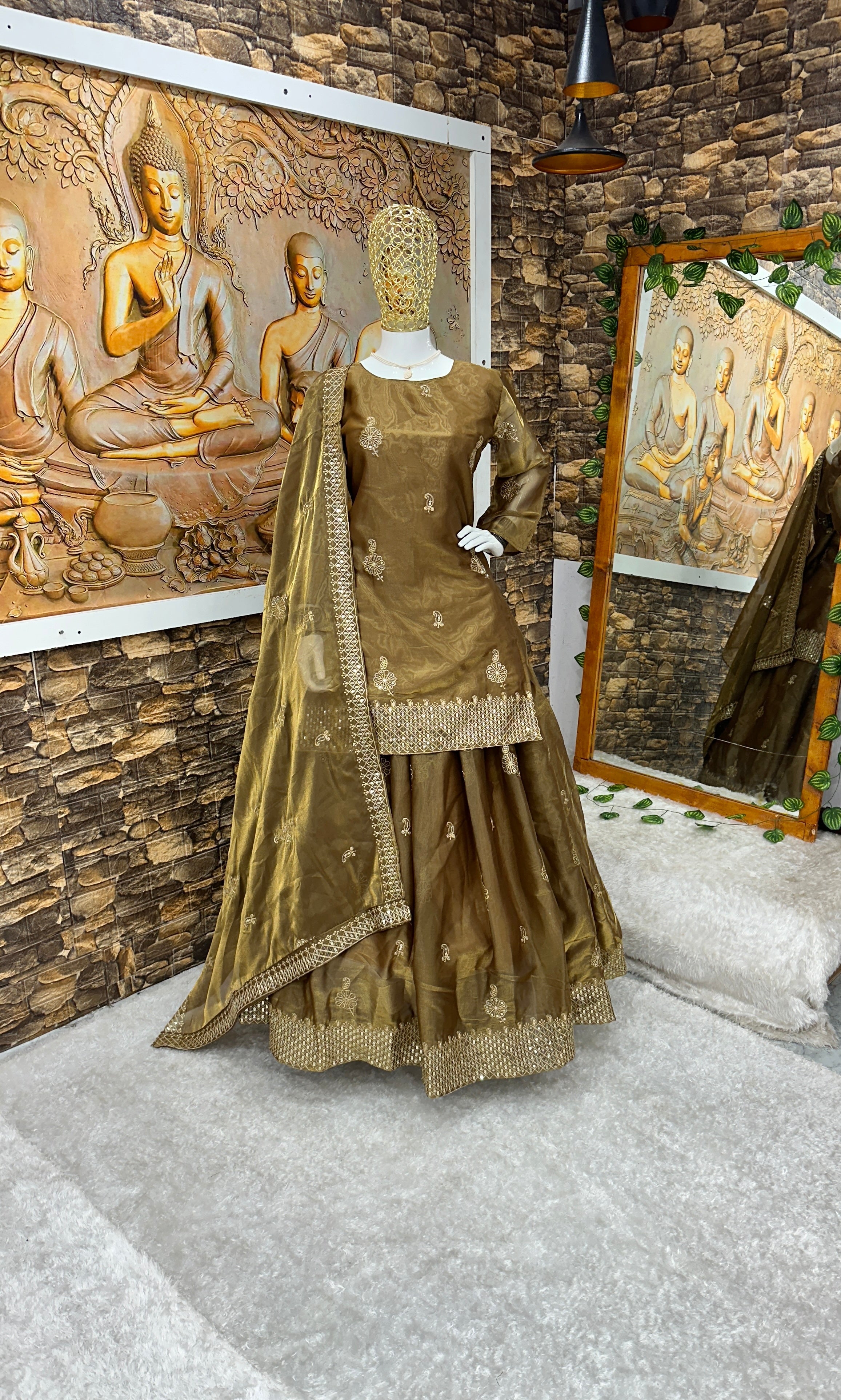Party Wear Designer Top Lehenga And Beautiful Dupatta