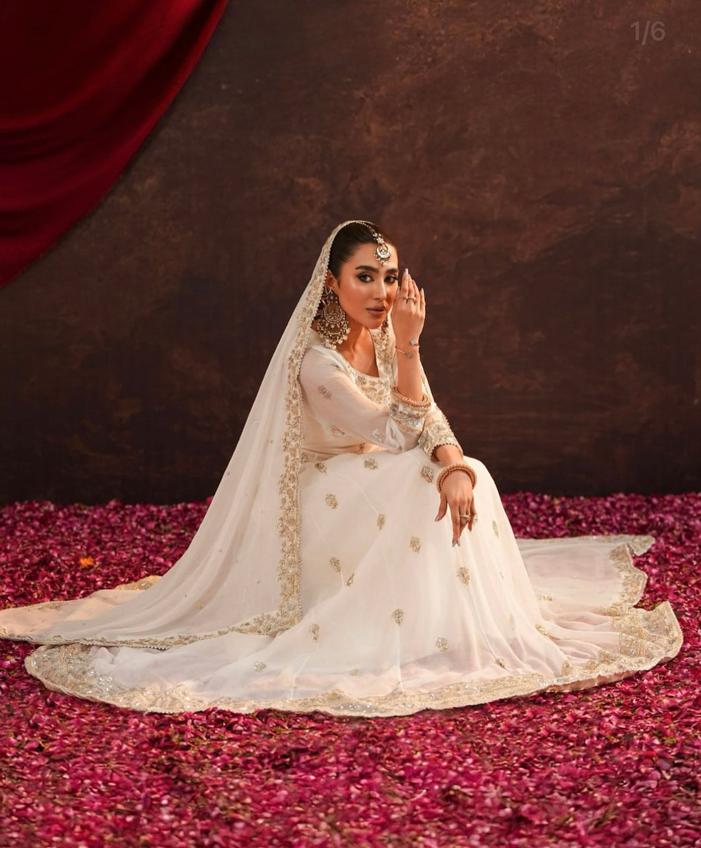 Beautiful Party Wear Gown -Pent And Dupatta With Embroidery Sequence Work