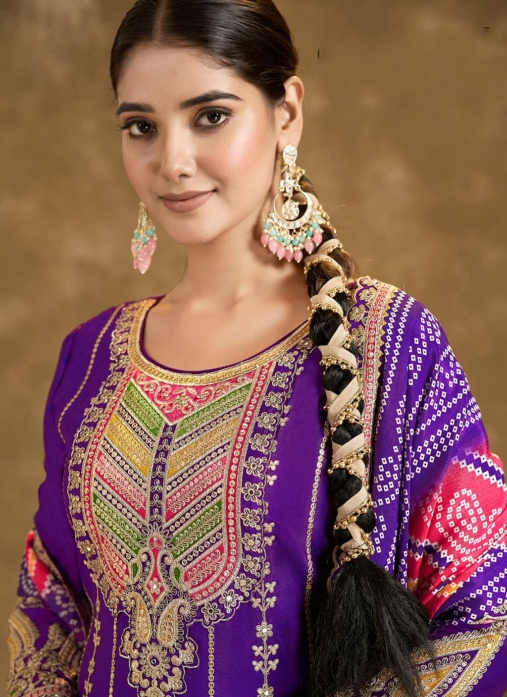 डिज़ाइनर पार्टी वियर टॉप-बॉटम और खूबसूरत दुपट्टा