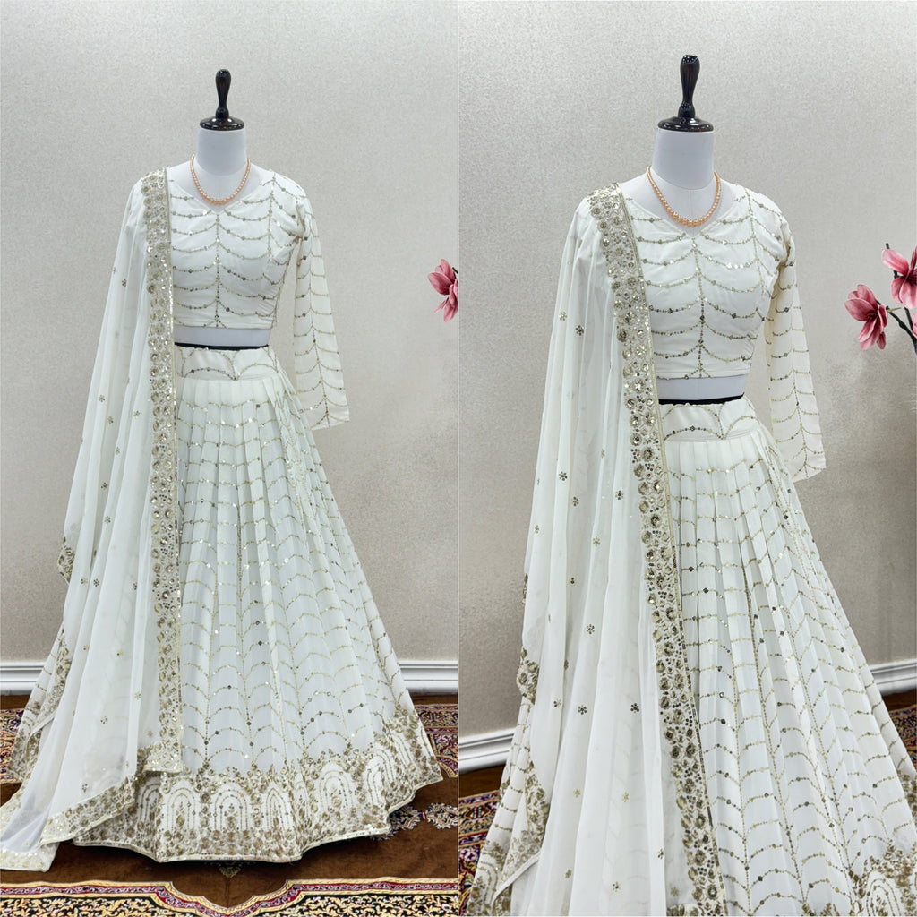 Designer Lehenga-Choli With Embroidery Sequence Work