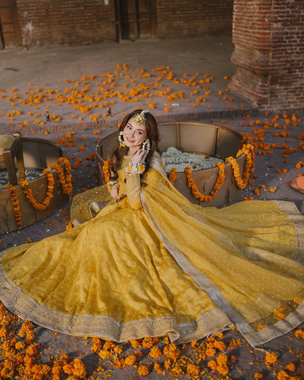 Beautiful Gown, Dupatta & Bottom With Embroidery Sequence Work