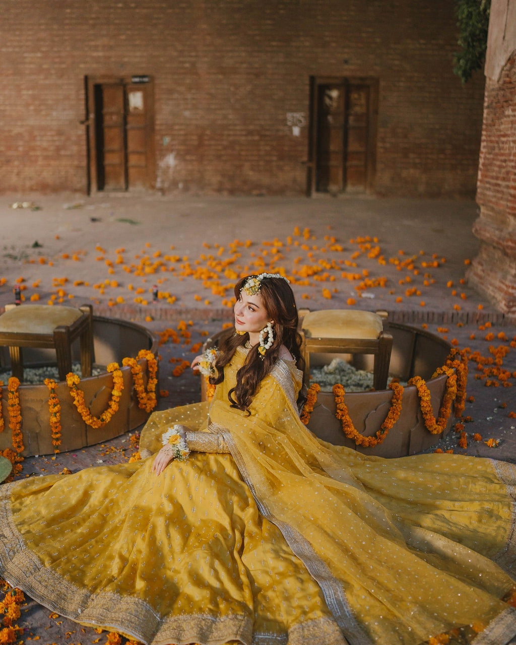 Beautiful Gown, Dupatta & Bottom With Embroidery Sequence Work