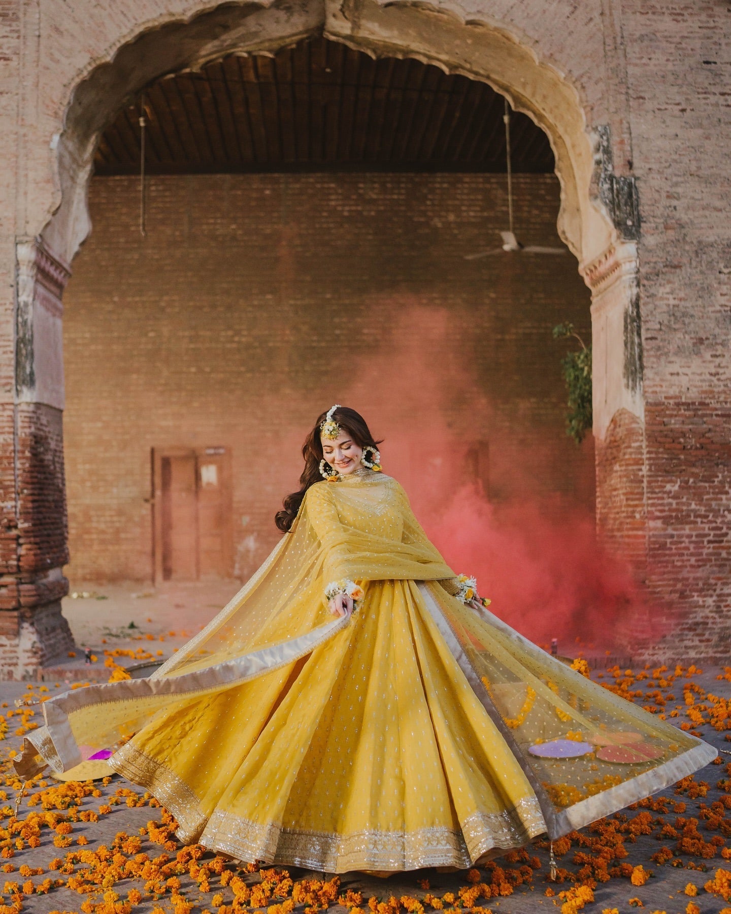 Beautiful Gown, Dupatta & Bottom With Embroidery Sequence Work