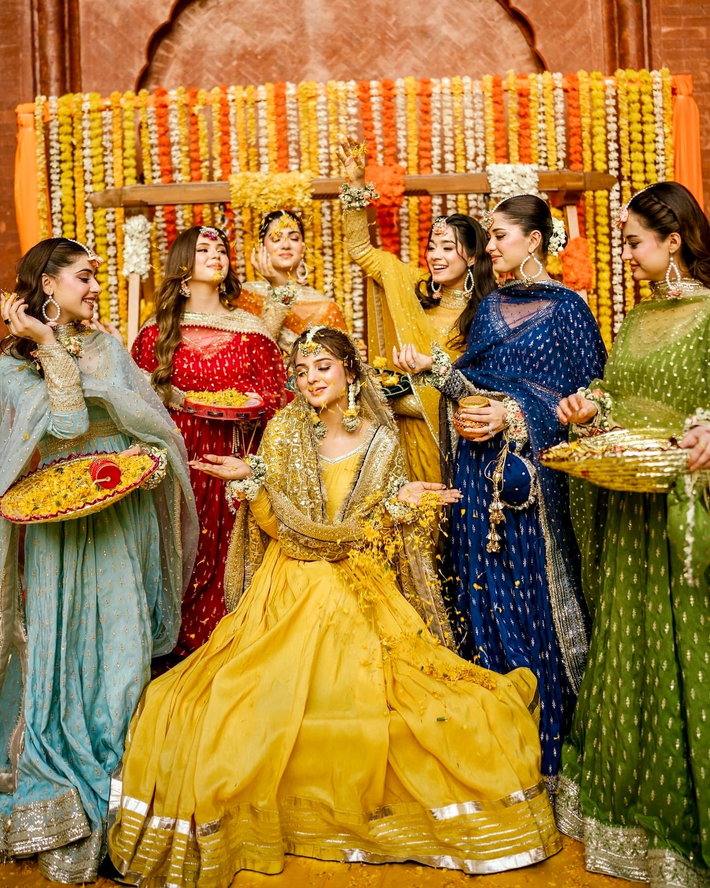 Party Wear Look  Gown, Dupatta & Bottom With Embroidery Work