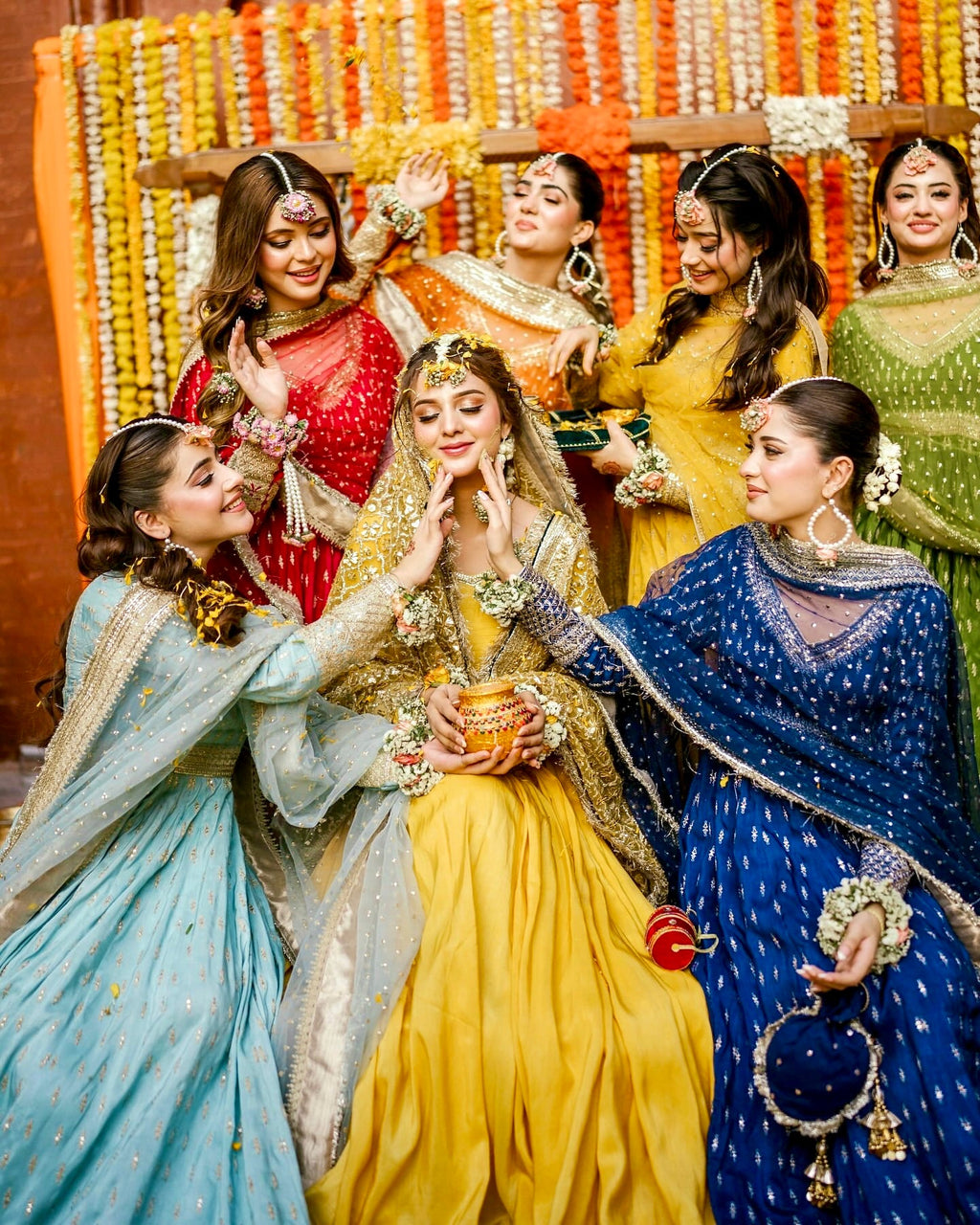 Party Wear Look  Gown, Dupatta & Bottom With Embroidery Work