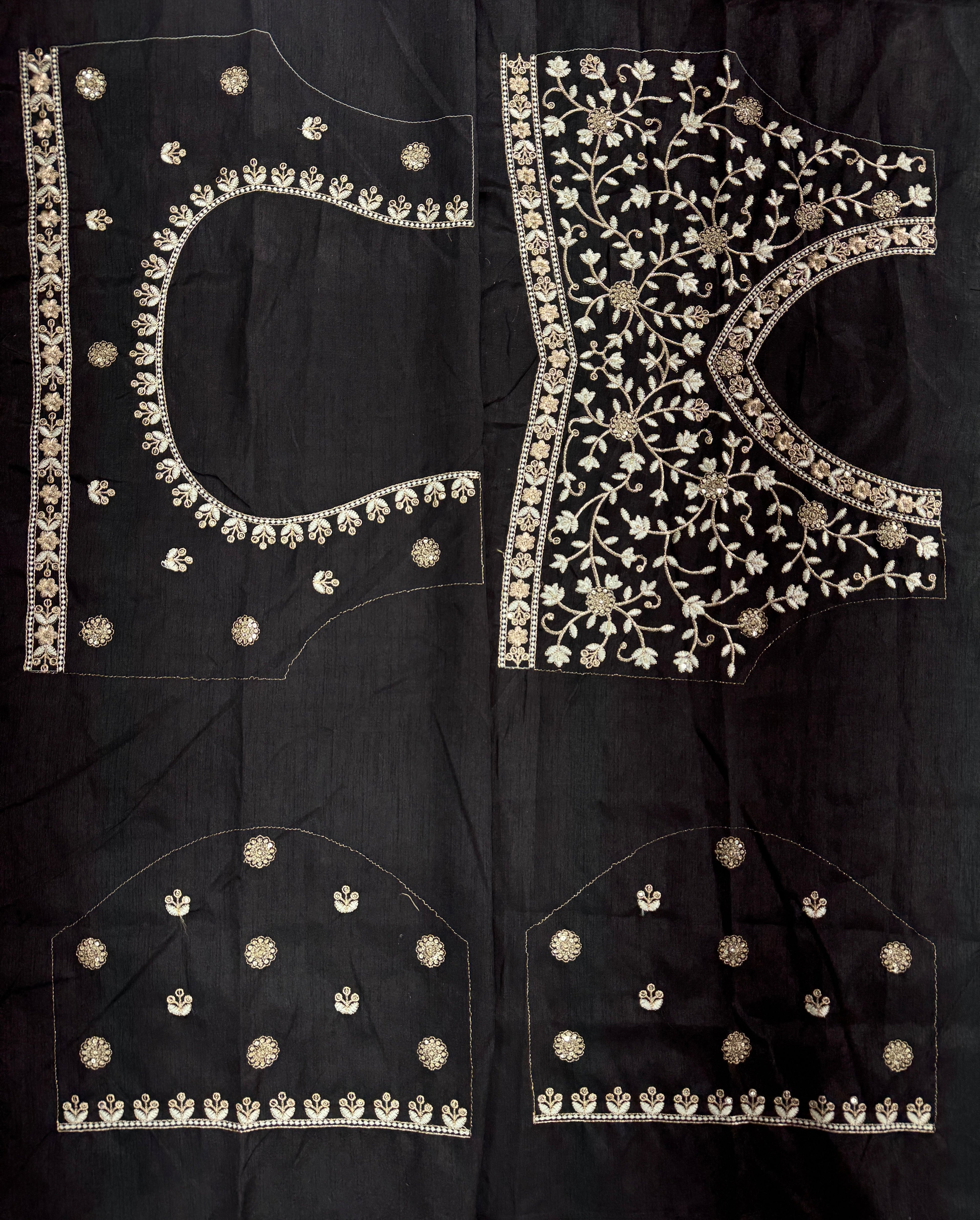 Beautiful Party Wear Saree With Sequence And Zari Embroidery Work