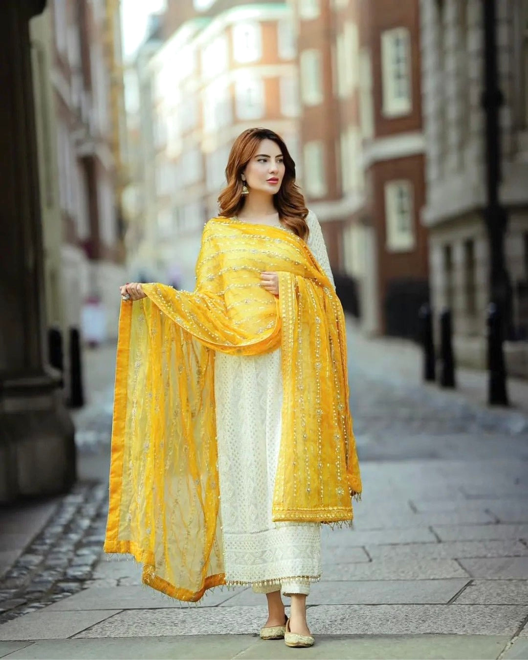 Party Wear Look Top Bottom & Dupatta Set