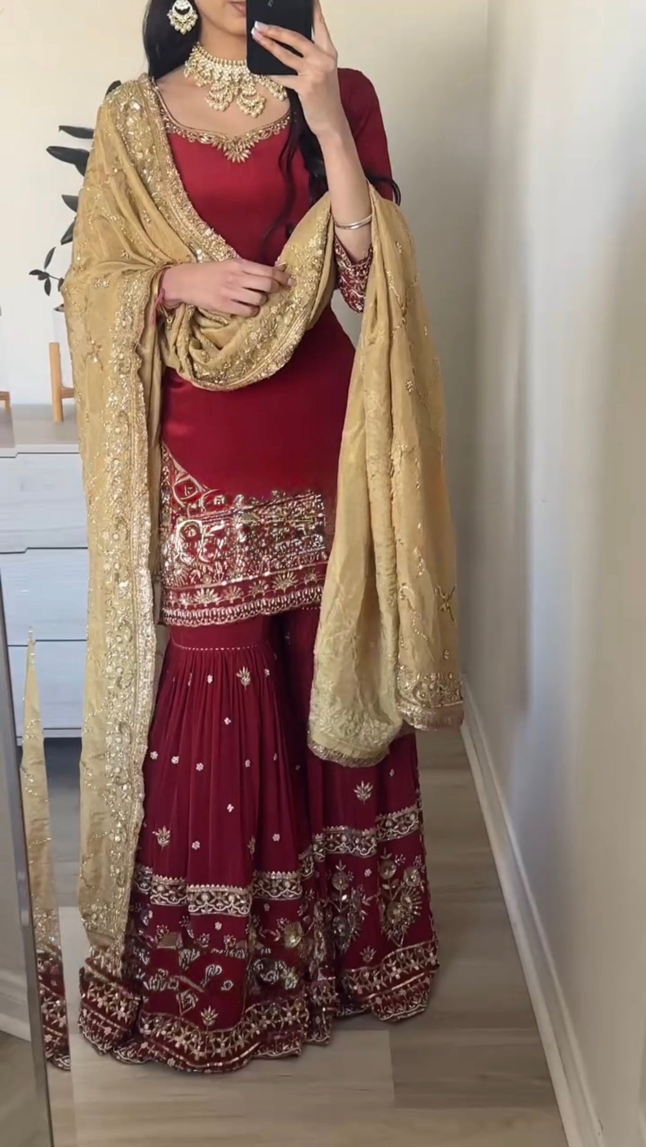 Designer Party Wear Look Top-Plazzo And Dupatta With Heavy Embroidery Work