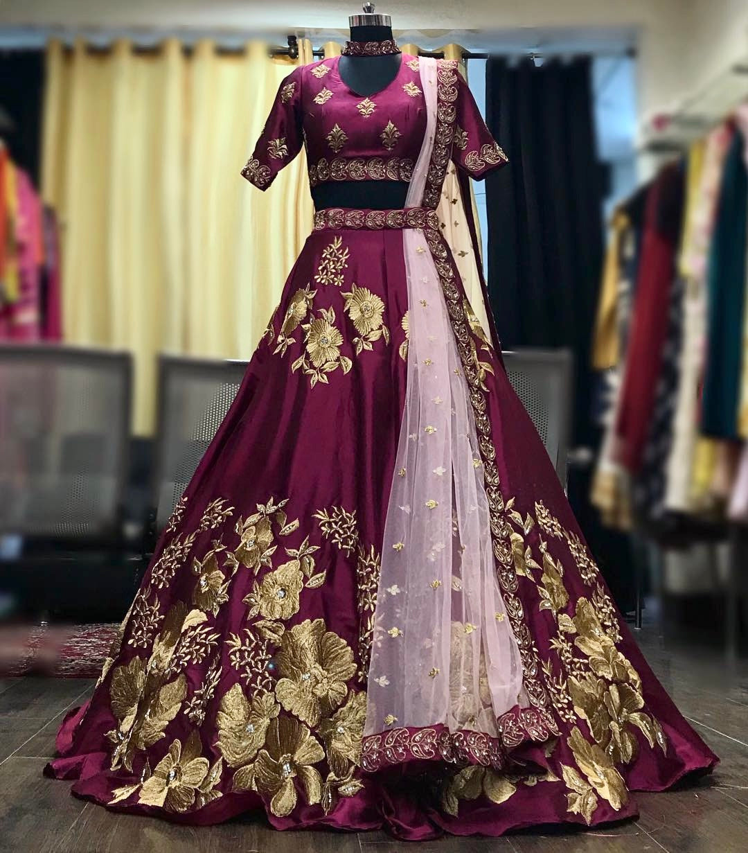 Beautiful Party Wear Lehenga Choli And Dupatta