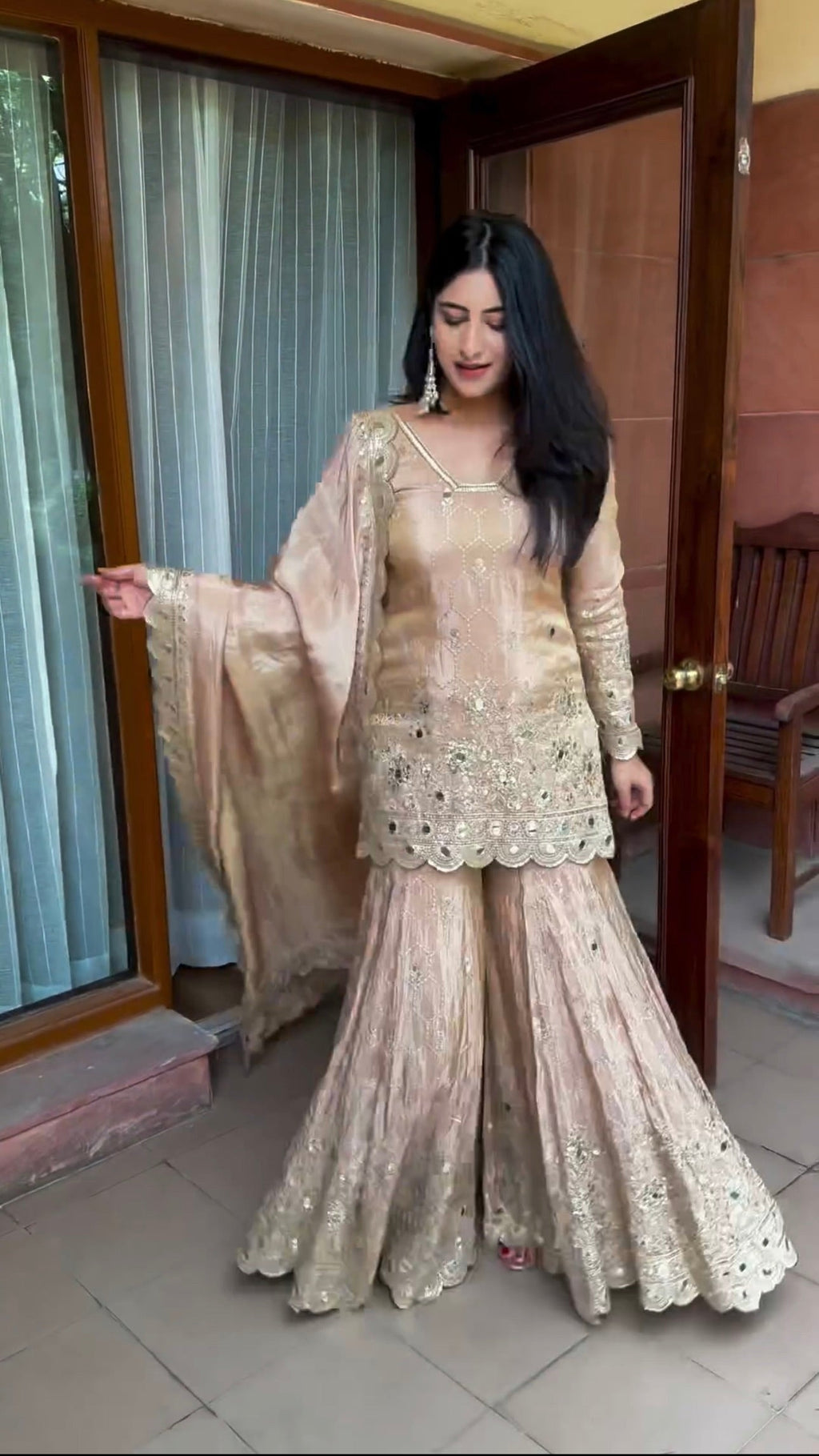 Beautiful Party Wear Top-Bottom And Dupatta