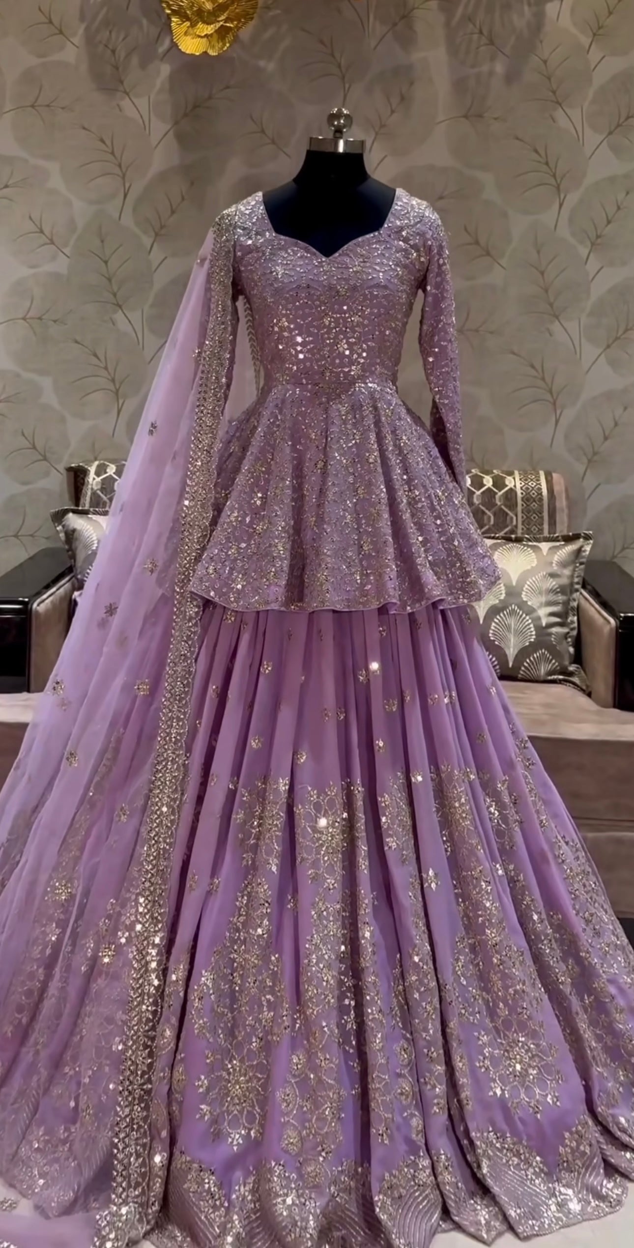 Designer Party Wear Top Bottom And Dupatta