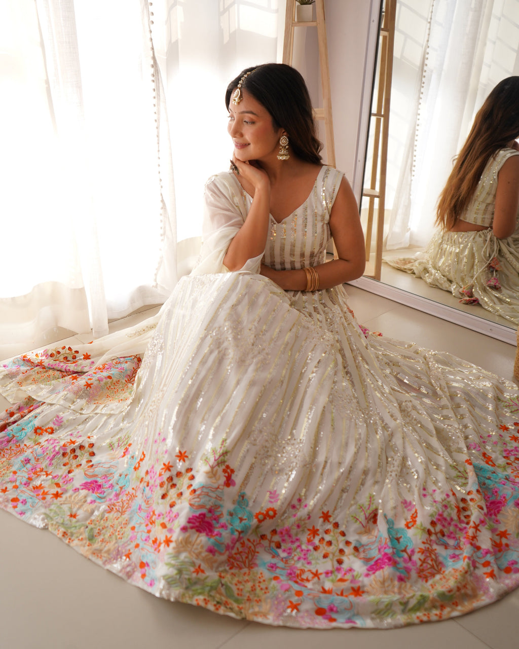 Designer Lehenga Choli With Thread And Sequence work