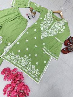 Designer Party Wear Look Top & Plazzo Set