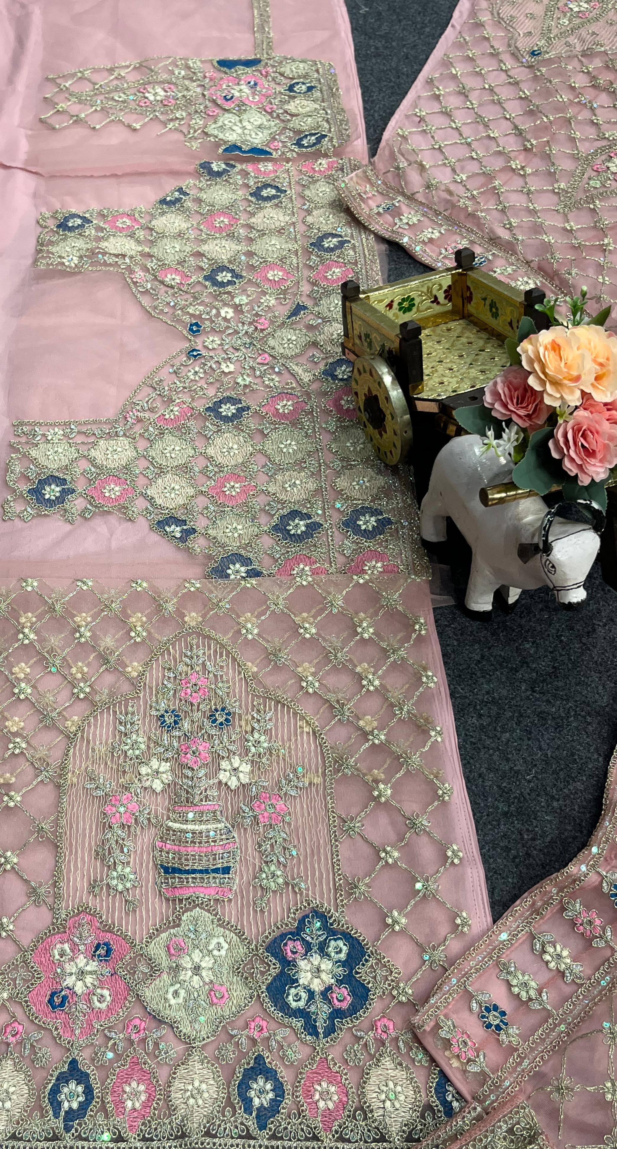 Beautiful Lehenga Choli With Embroidery Sequence Work