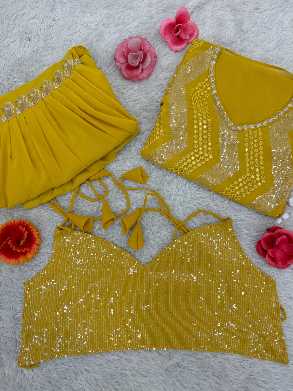 Fancy Party Wear Kaftan And Sharara With Embroidery Sequence Work