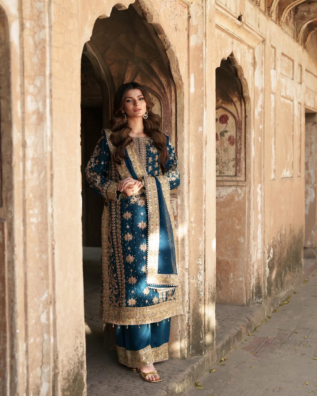 Fancy Top-Bottom And Dupatta With Embroidery Sequence Work