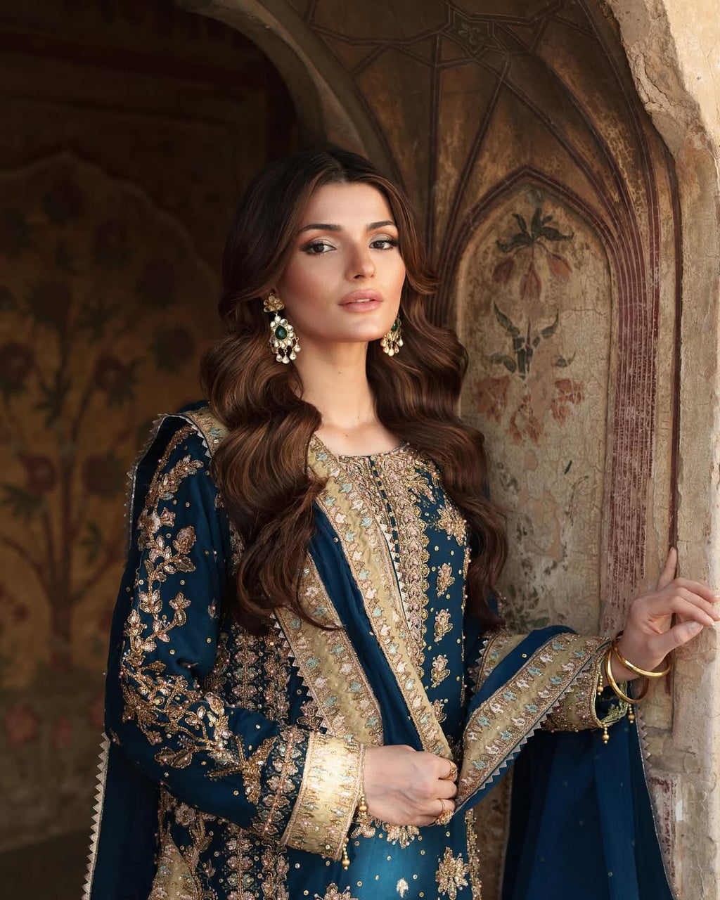 Fancy Top-Bottom And Dupatta With Embroidery Sequence Work