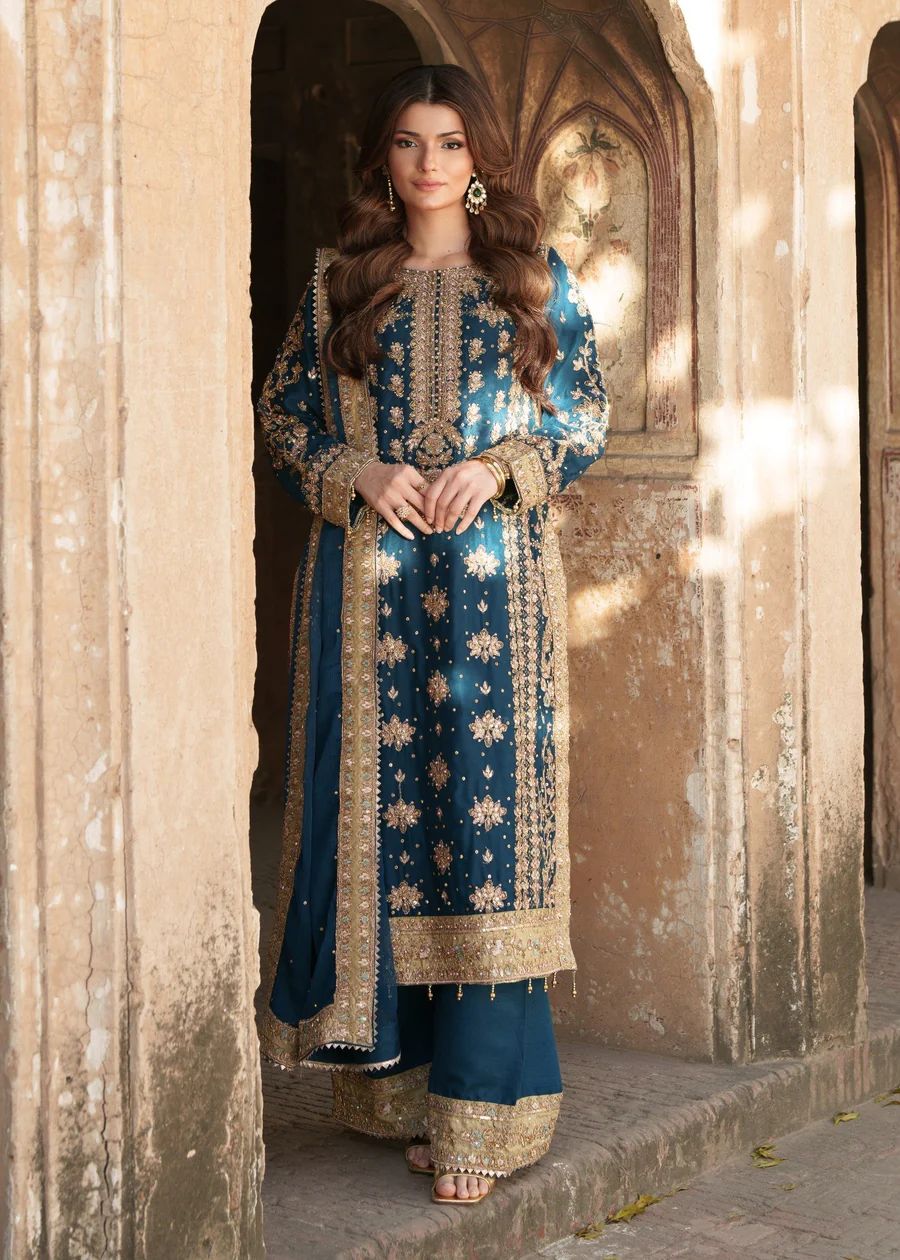 Fancy Top-Bottom And Dupatta With Embroidery Sequence Work
