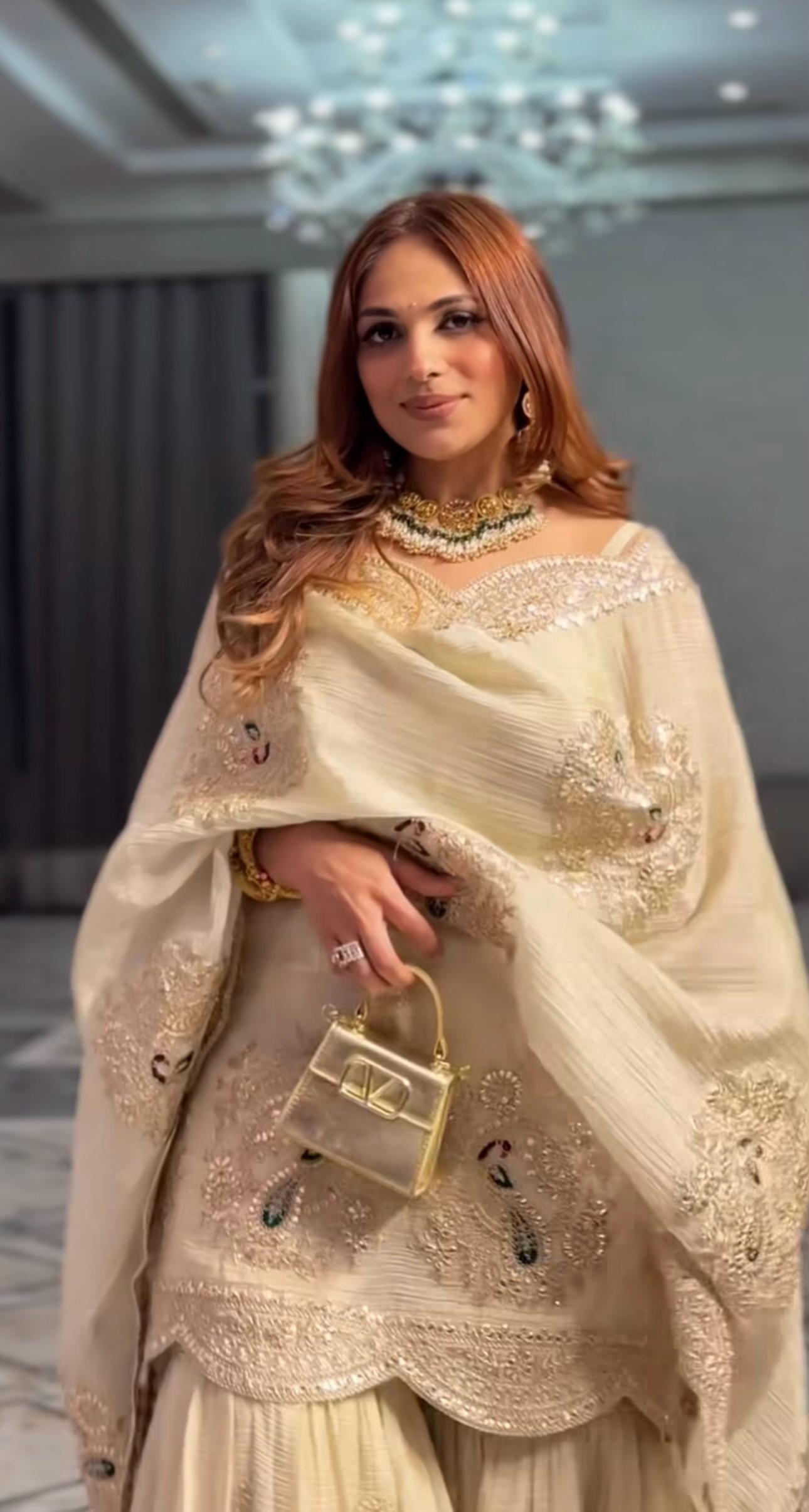 Fancy Top-Bottom And Dupatta Embroidery Coding Dori-Sequence Work