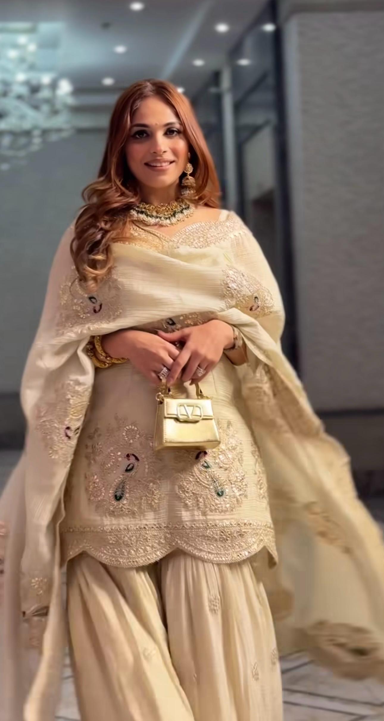 Fancy Top-Bottom And Dupatta Embroidery Coding Dori-Sequence Work