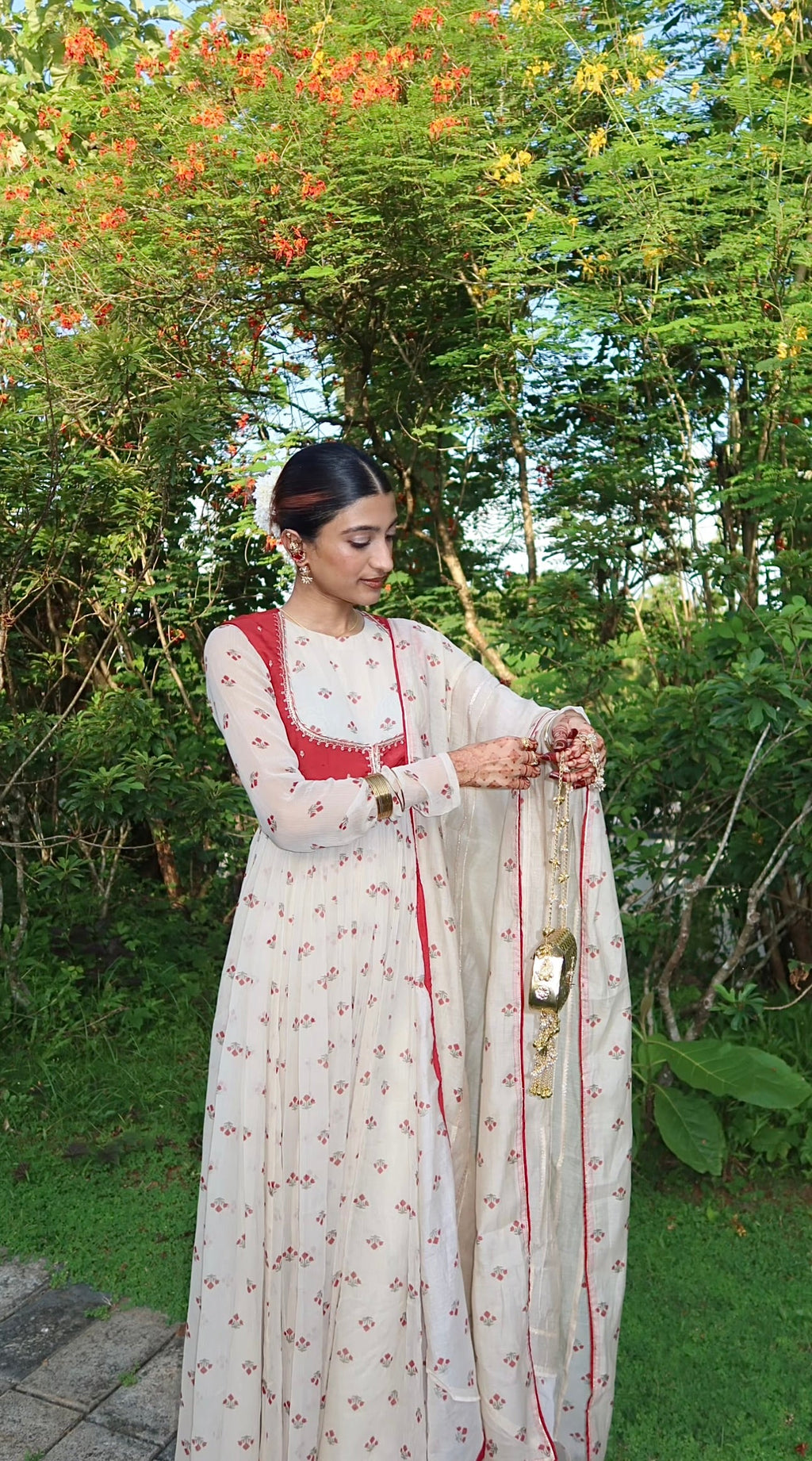 Designer Party Wear Look Gown, Koti And Dupatta