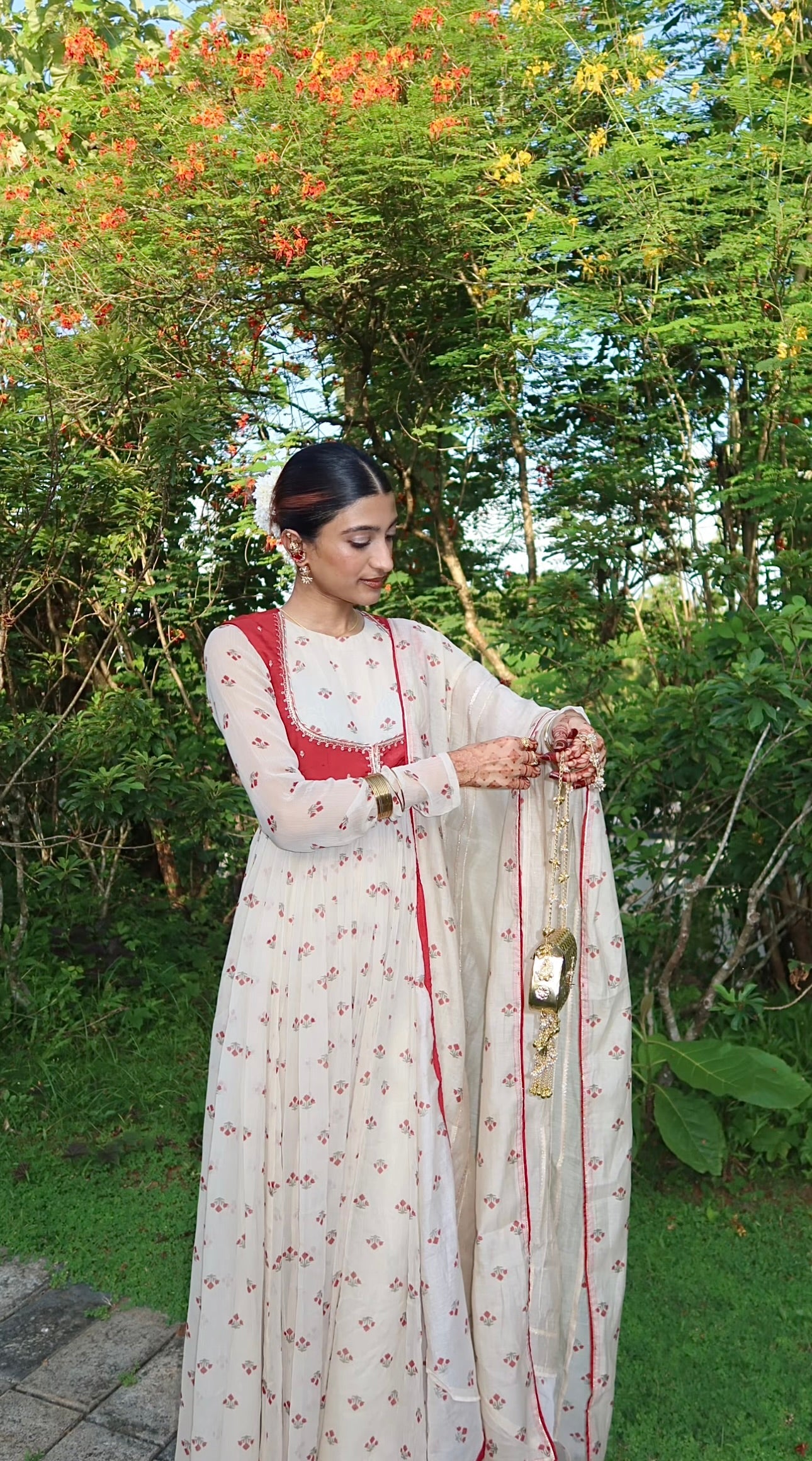 Designer Party Wear Look Gown, Koti And Dupatta