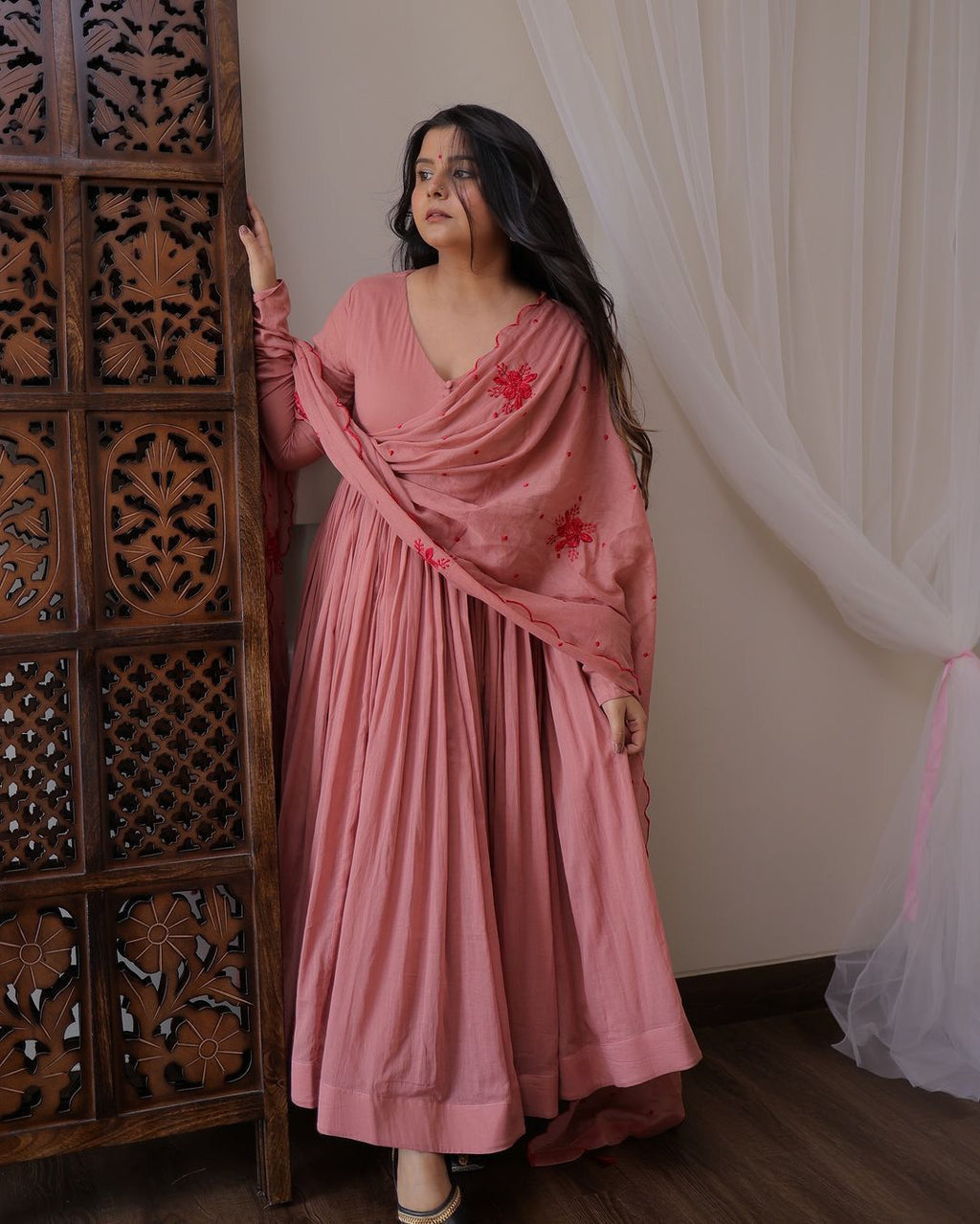 Party Wear Beautiful Gown -Pent And Dupatta