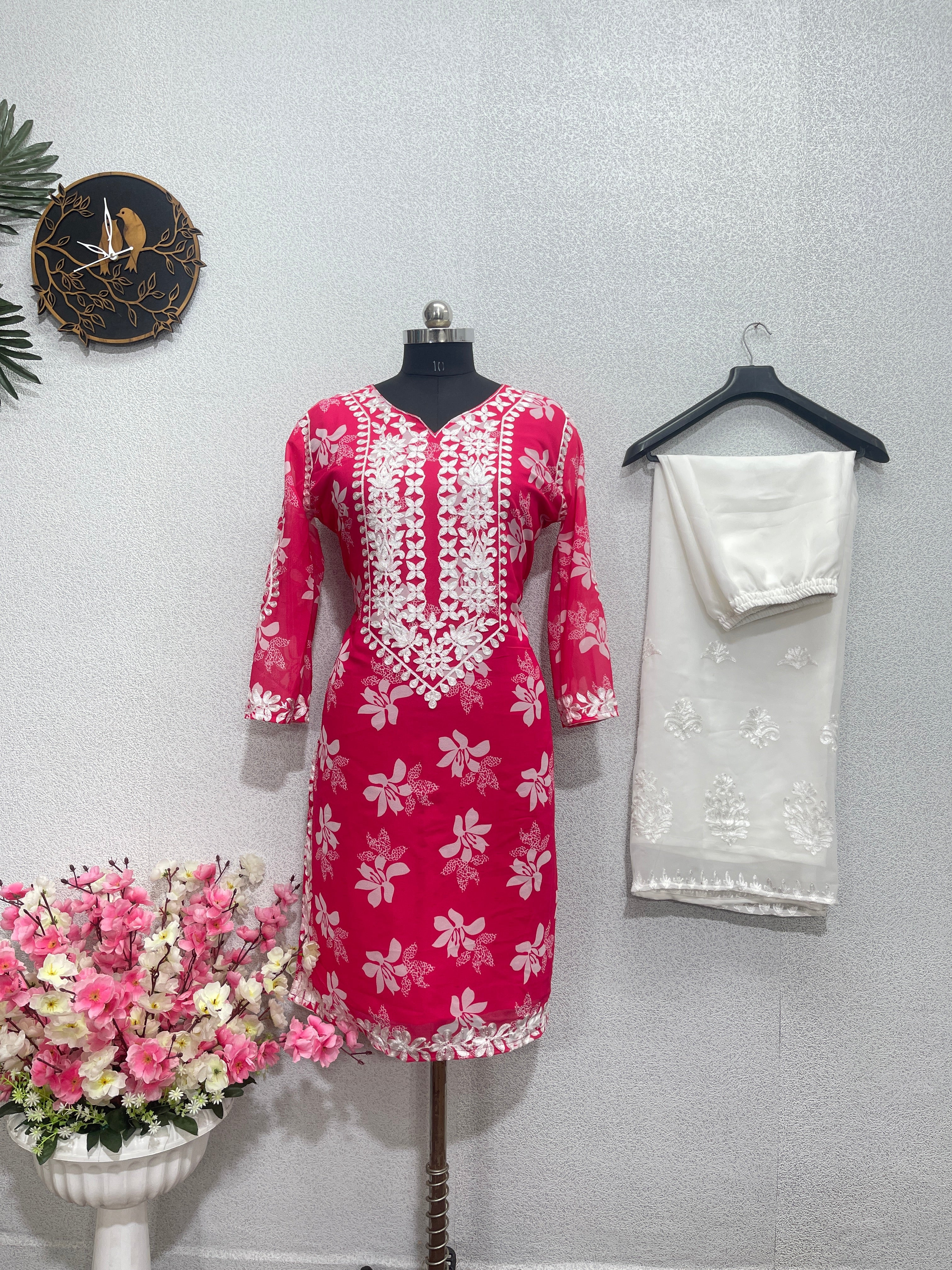 Beautiful Top Plazzo With Fancy Digital Print
