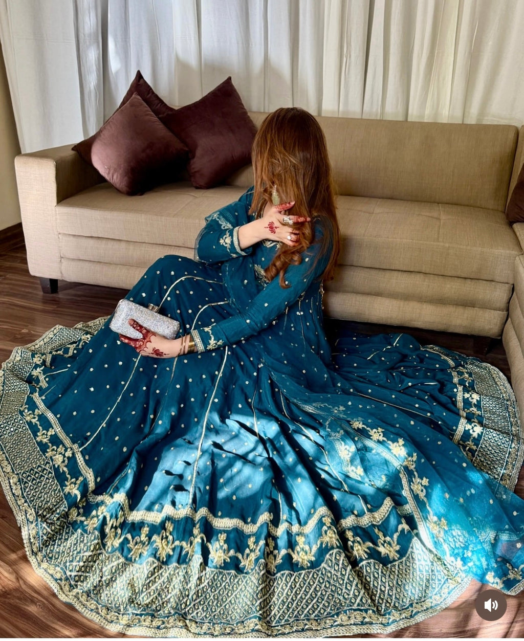 Designer Party Wear Look Gown -Pent And Dupatta Set