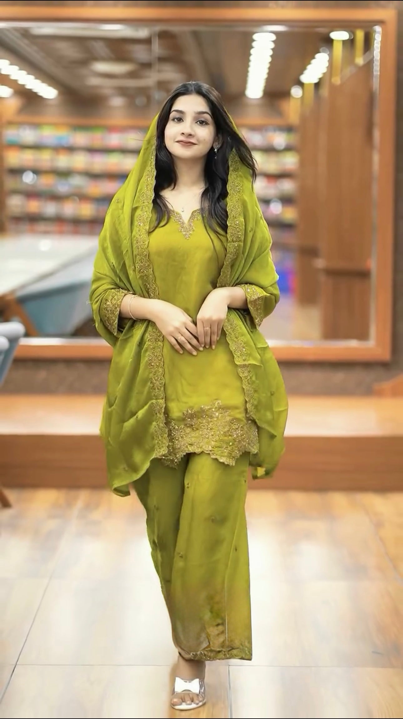 Designer Top-Bottom And Dupatta With Heavy Embroidery Sequence Work