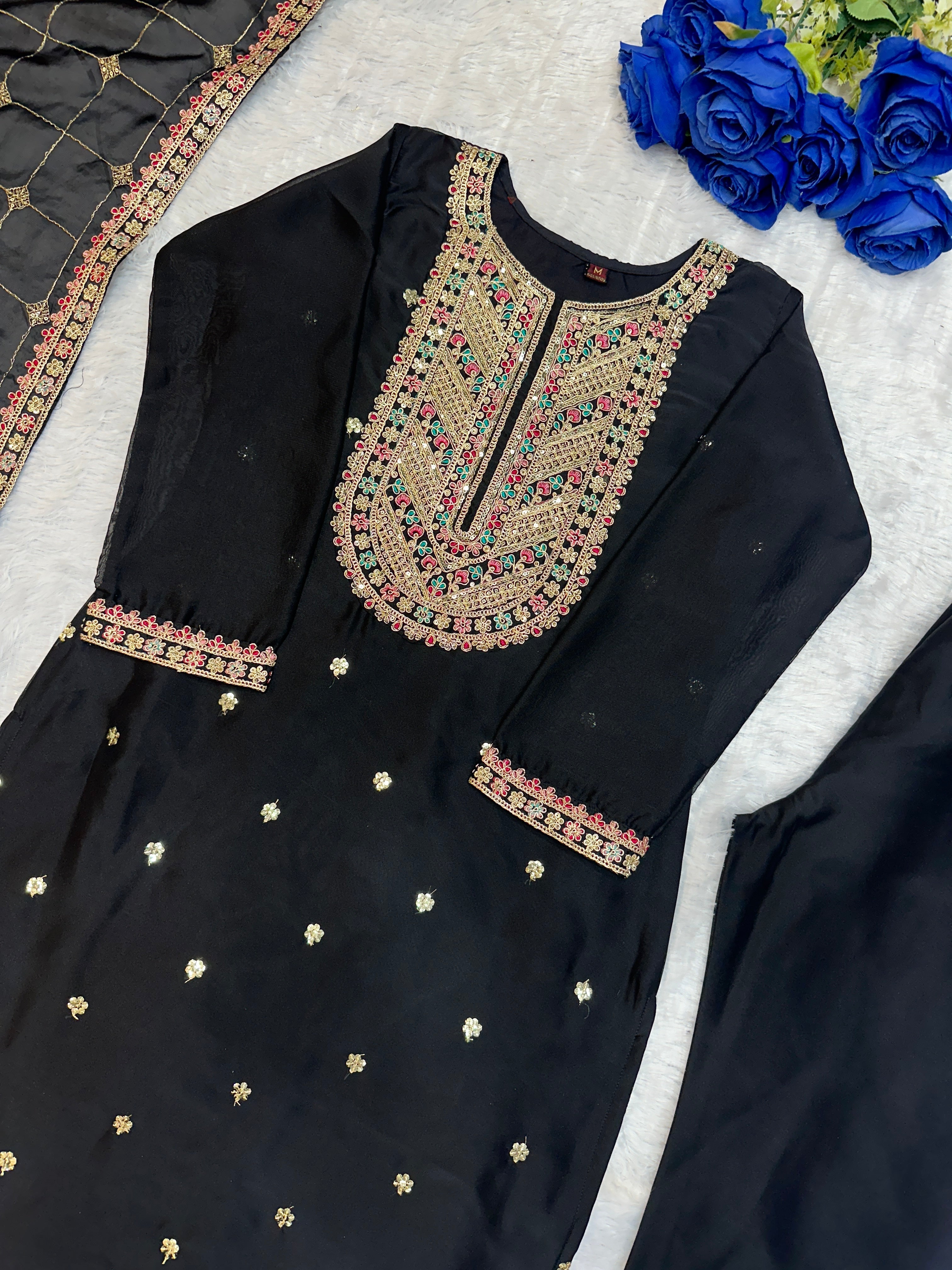 Beautiful Party Wear Suit Pent And Fancy Dupatta