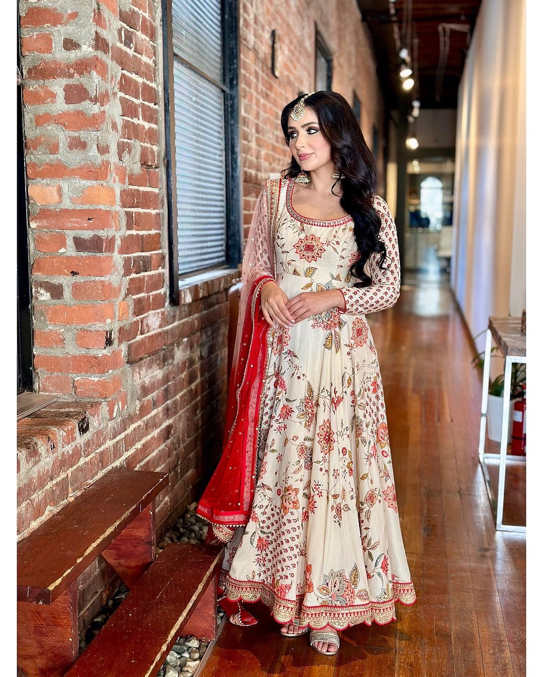 Top-Bottom And Dupatta With Heavy Embroidery Coding Dori-Sequence Work