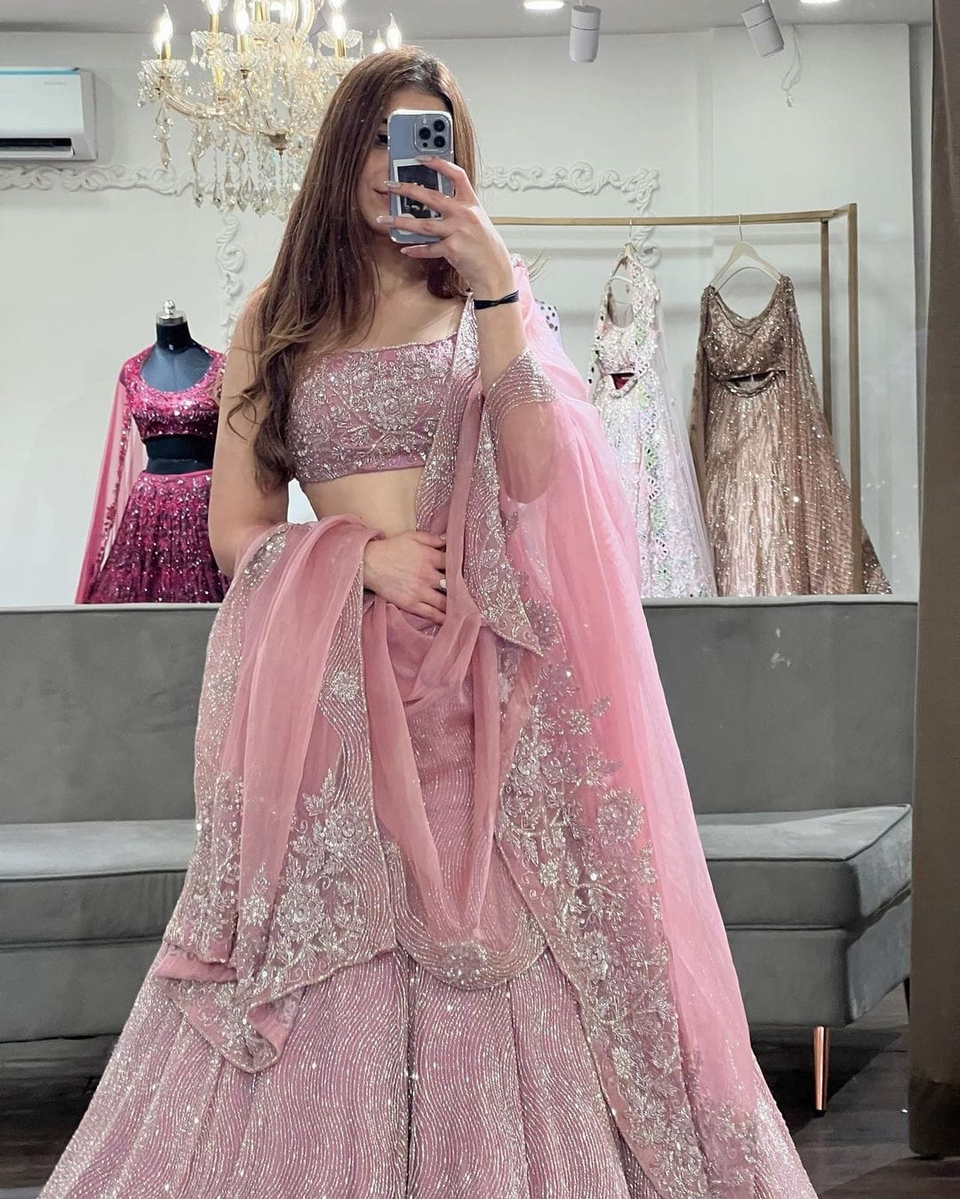Designer Party Wear Lehenga Choli With Beautiful Dupatta
