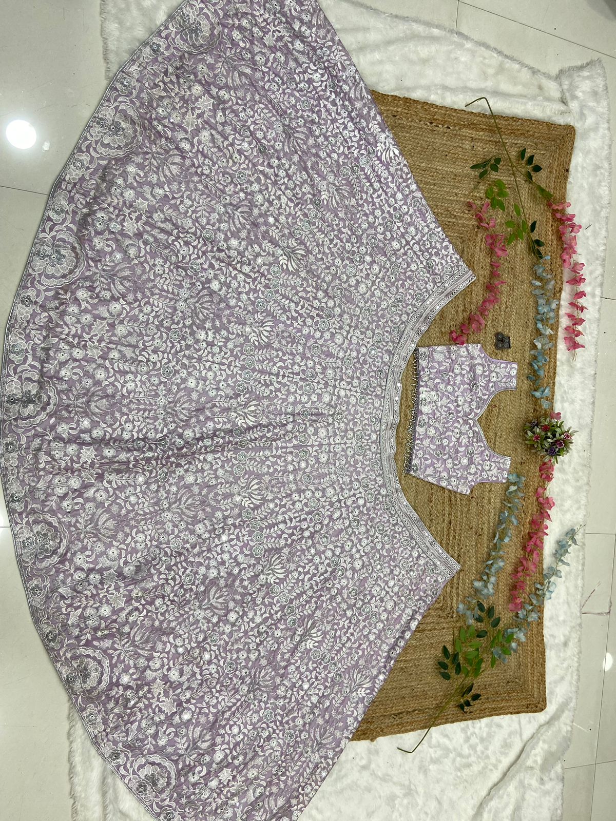 Party Wear Beautiful Lehenga Choli With Thread Work