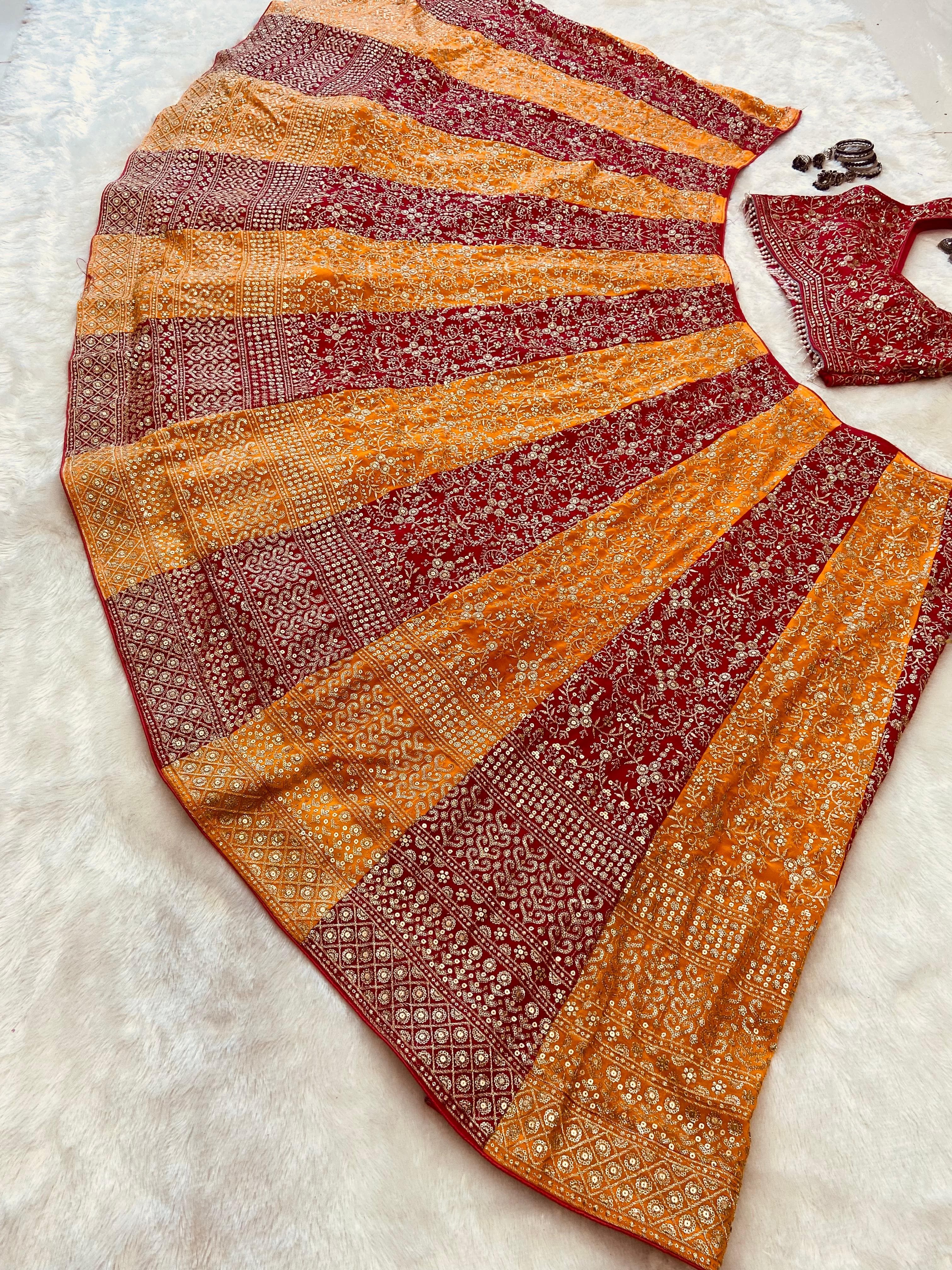 Party Wear Lehenga Choli With Beautiful Sequence Work
