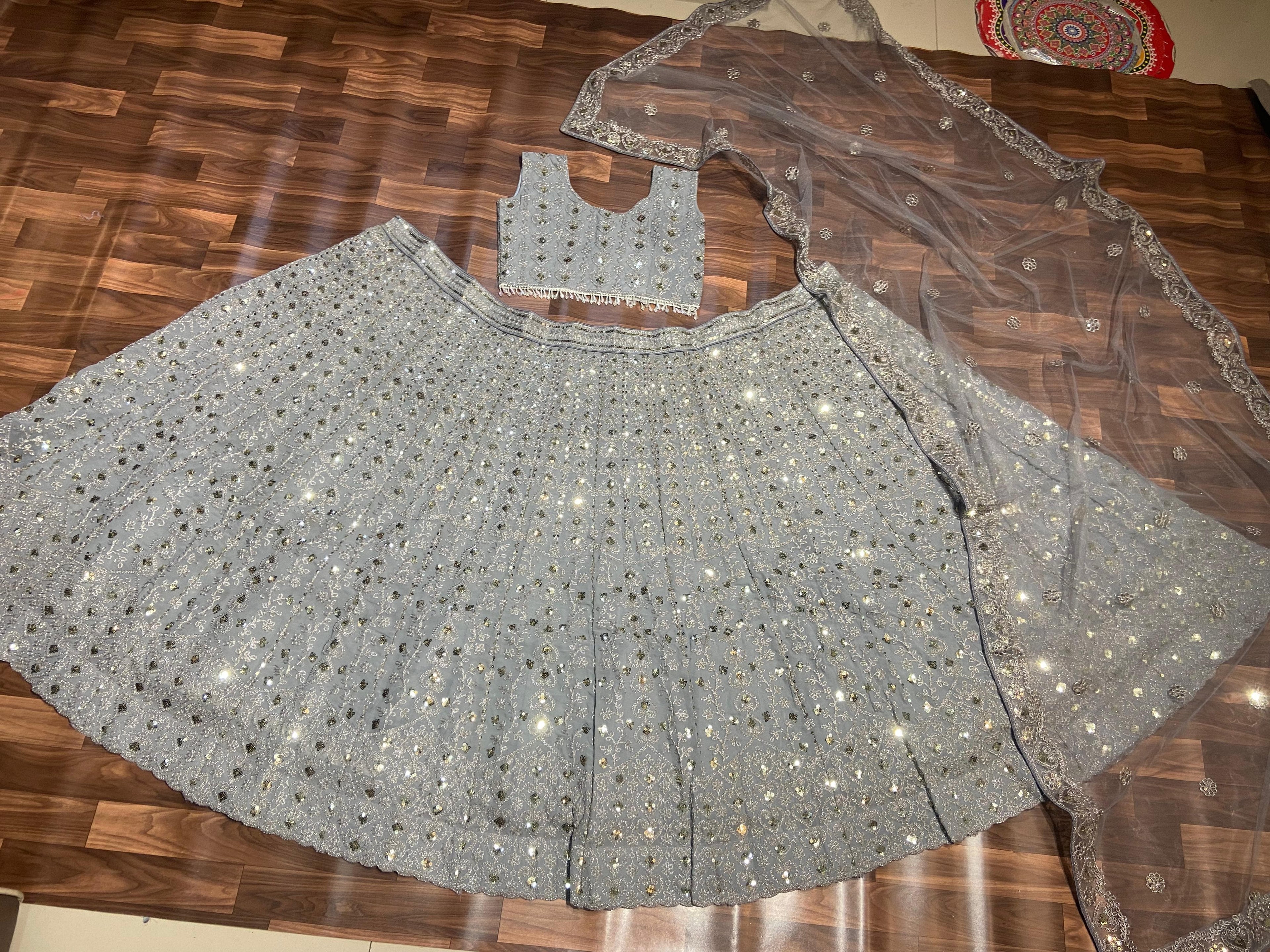 Party Wear Designer Lehenga Choli With Beautiful Dori Work