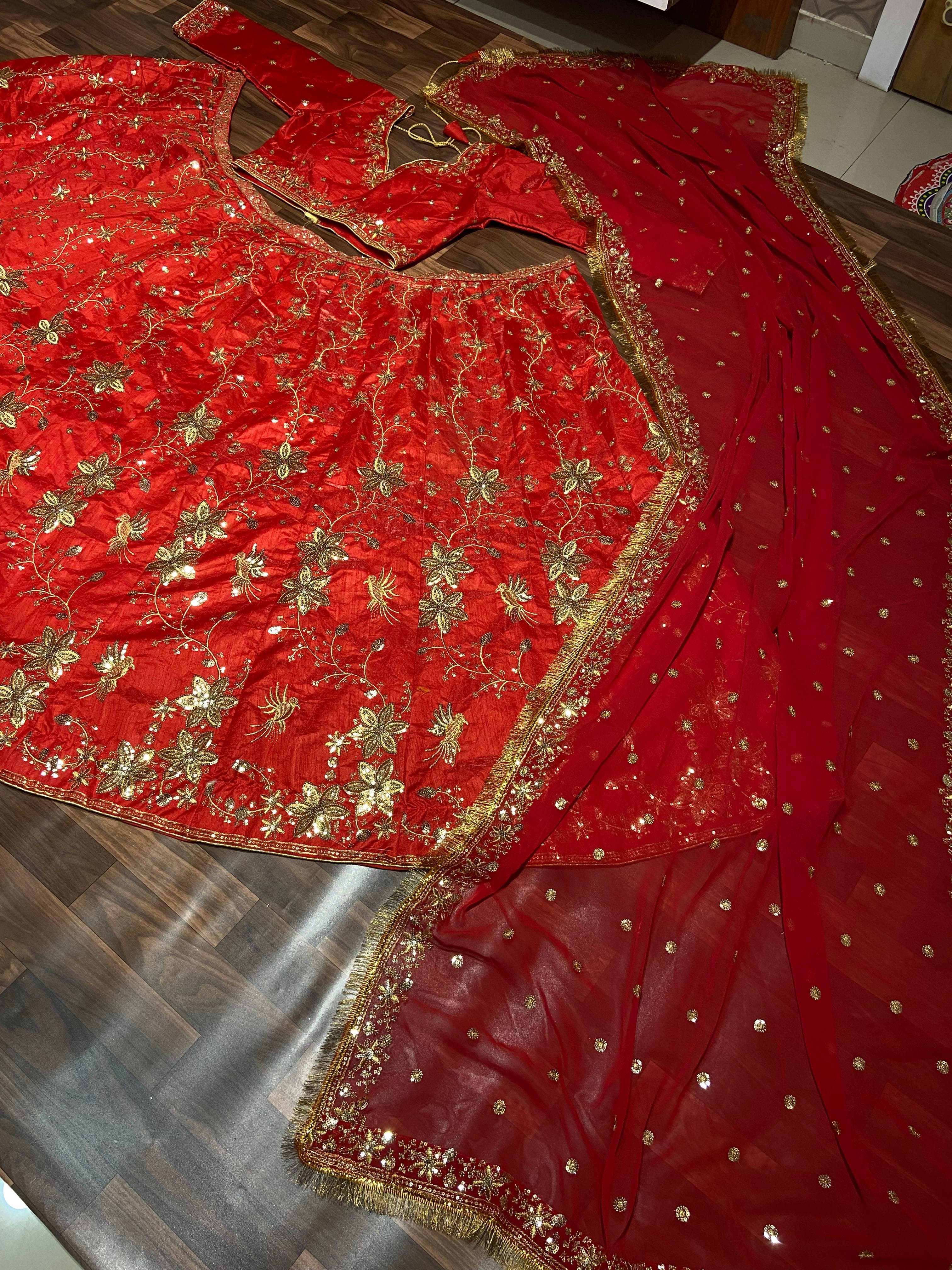 Designer Lehenga Choli With Beautiful Zari Work