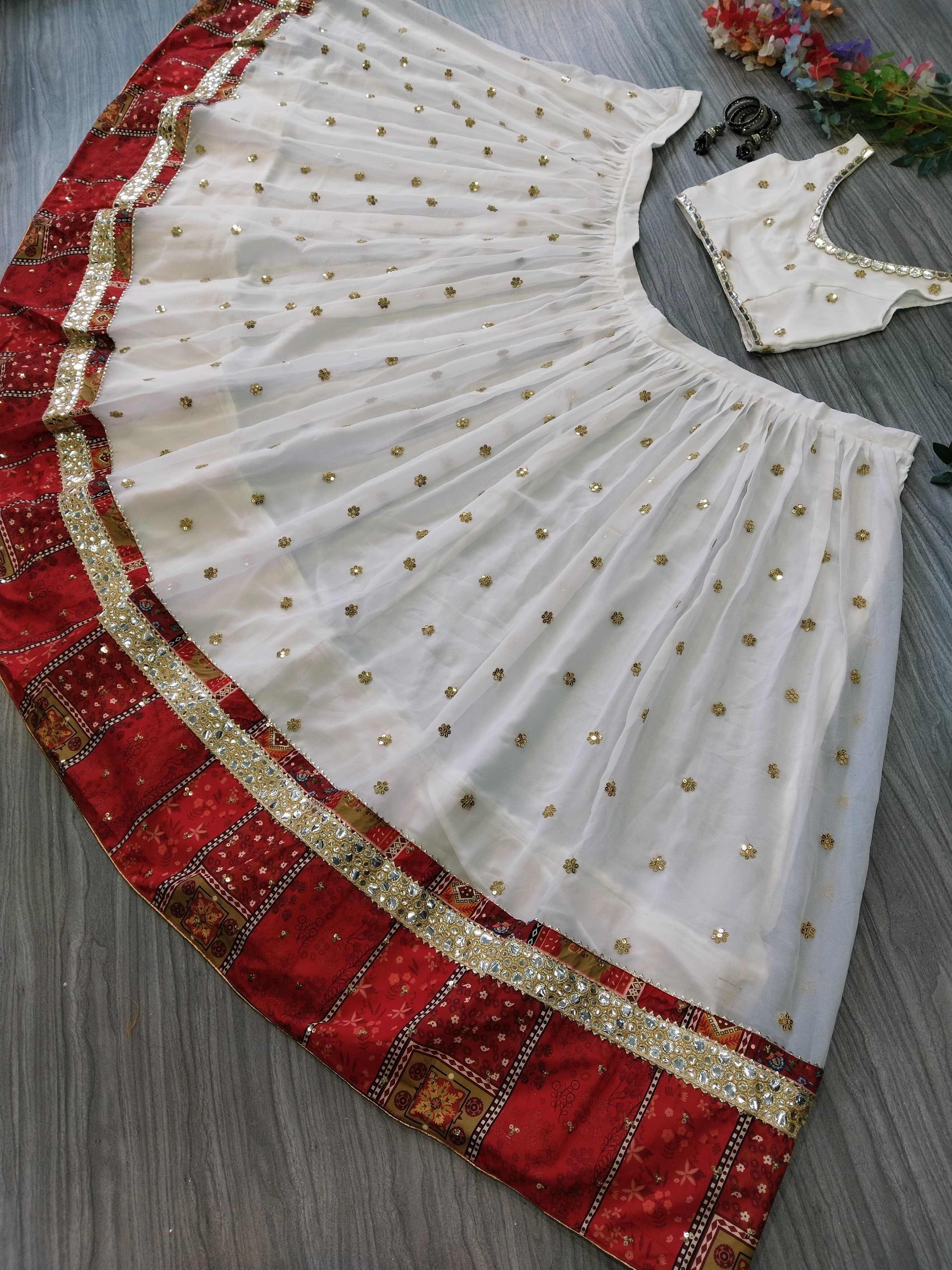 Designer Party Wear Navratri Lehenga Choli And Beautiful Dupatta