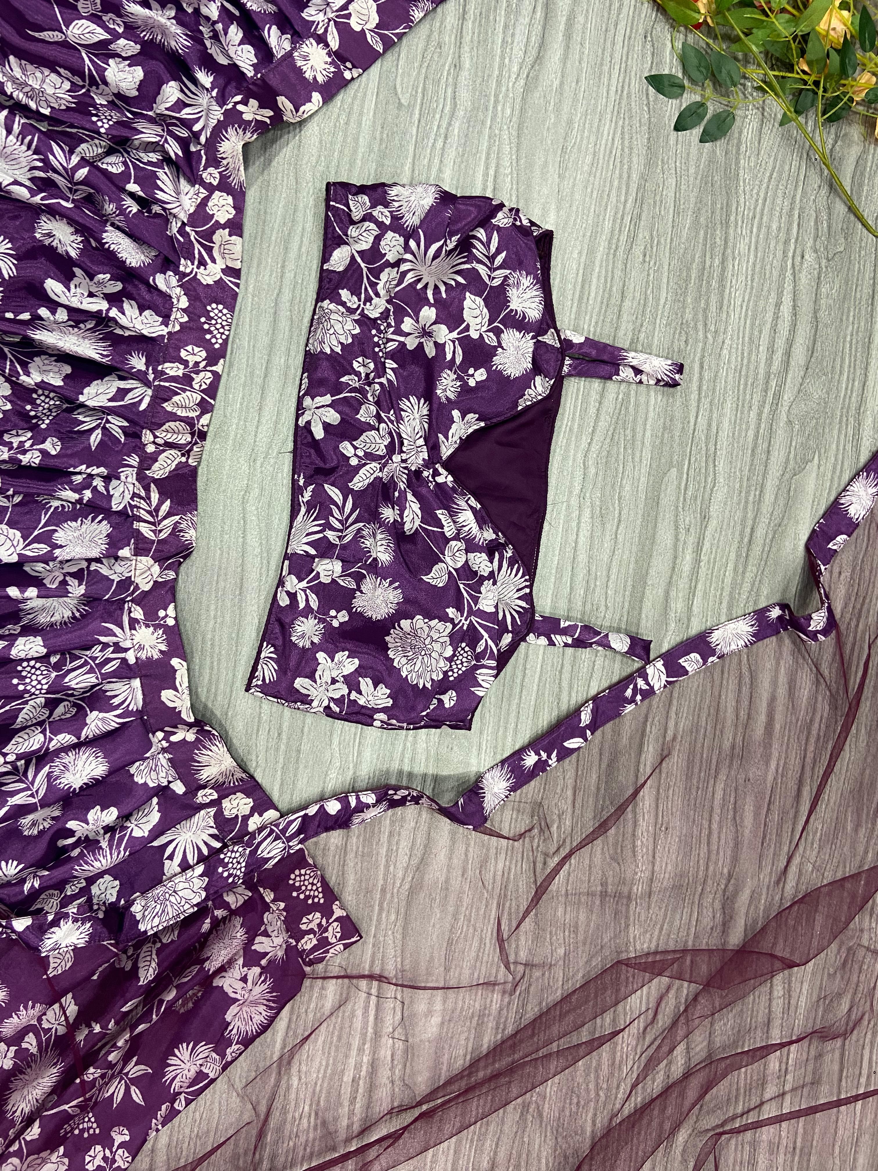 Beautiful Designer Lehenga Choli With Digital Print