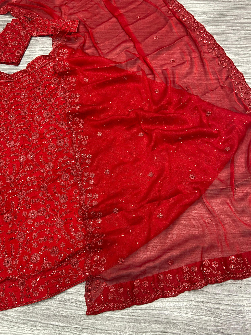 Designer Lehenga Choli With Beautiful Embroidery Work