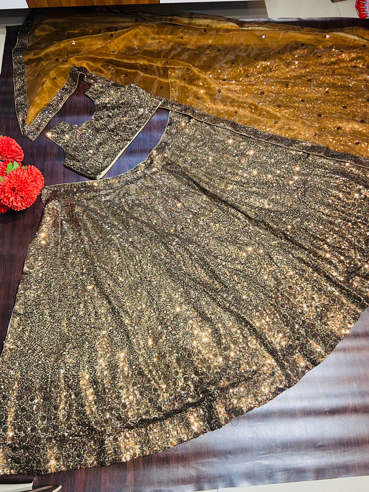 Party Wear Beautiful Lehenga Choli With Beautiful Sequence Work