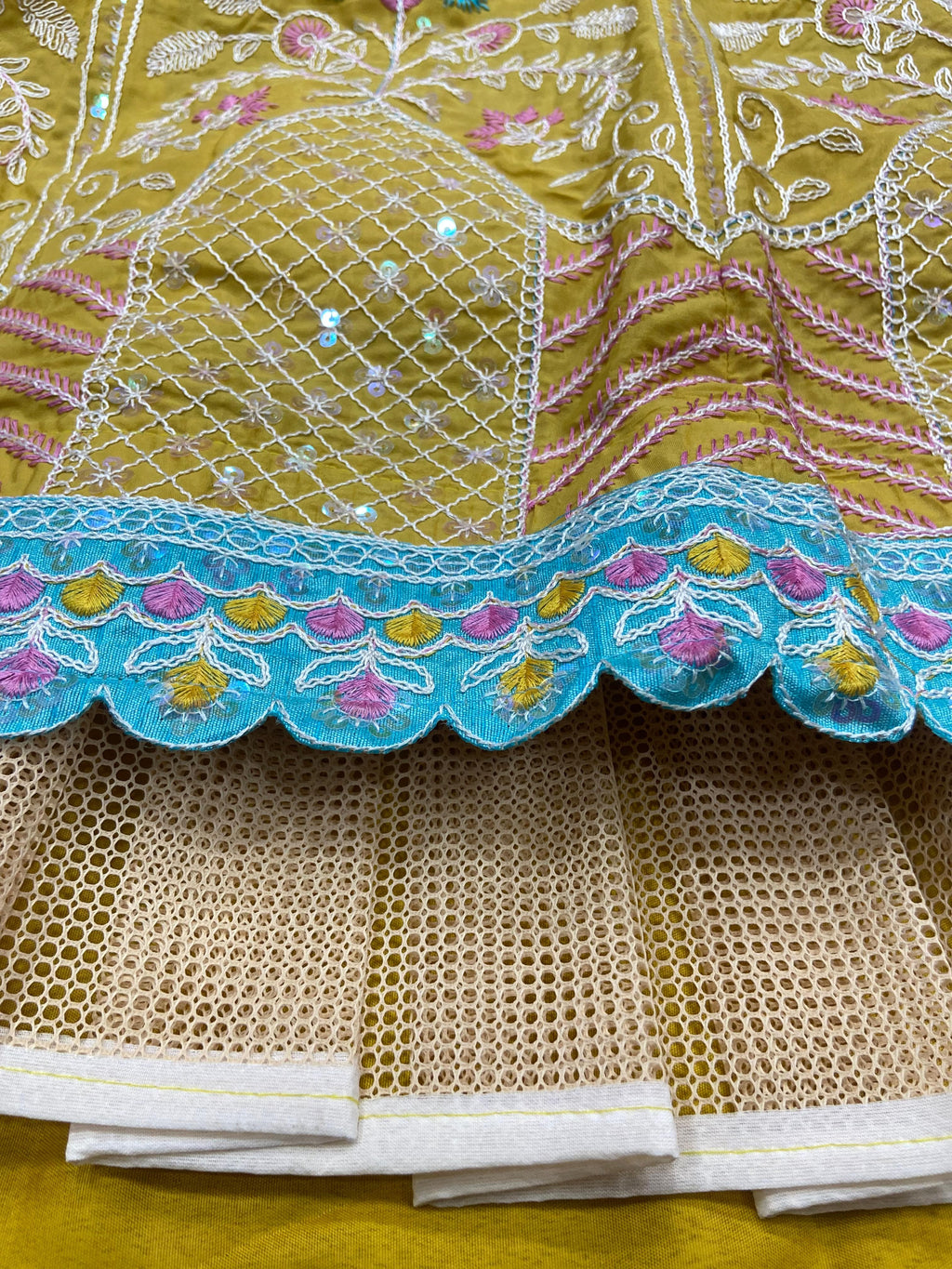 Party Wear Lehenga Choli With Multi Thread Embroidery Work