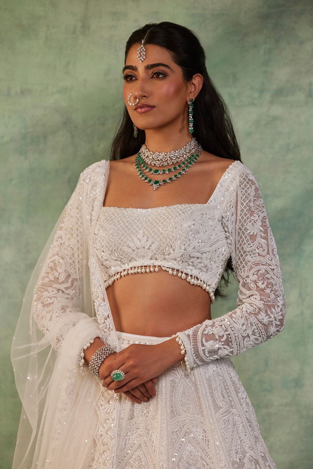 Beautiful Designer Lehenga Choli With Beautiful Thread Embroidery Work