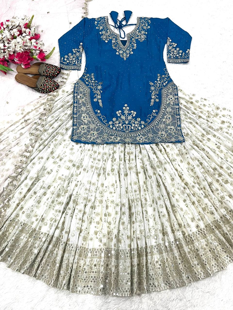 Designer Lehenga -Top In New Fancy Style
